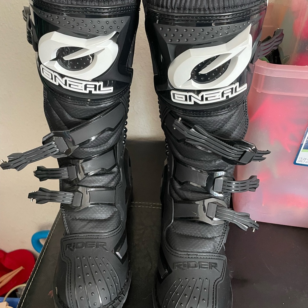 O'Neal Black Motorcycle Boots